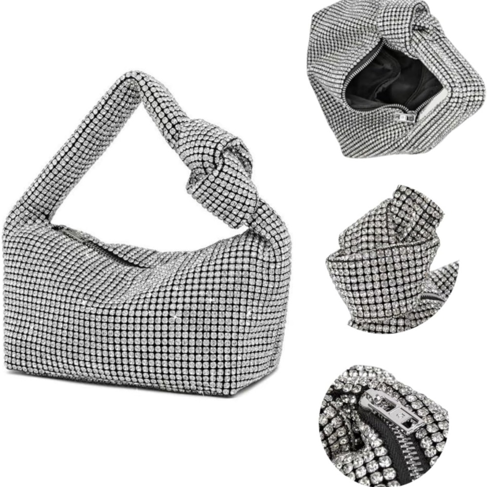 Glam rhinestones small purse/clutch - Madison West